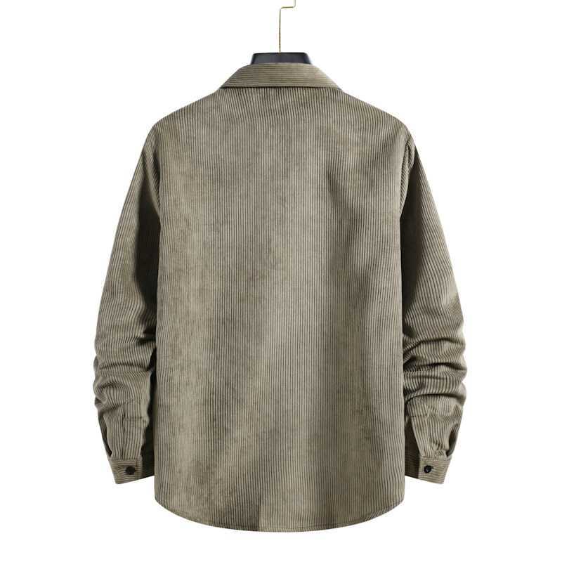 Men's Corduroy Long-sleeved Shirt