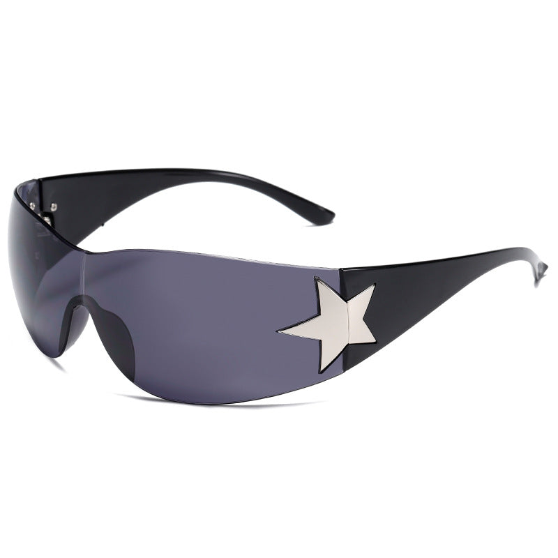 Women's Fashion Five-pointed Star Rimless Sunglasses