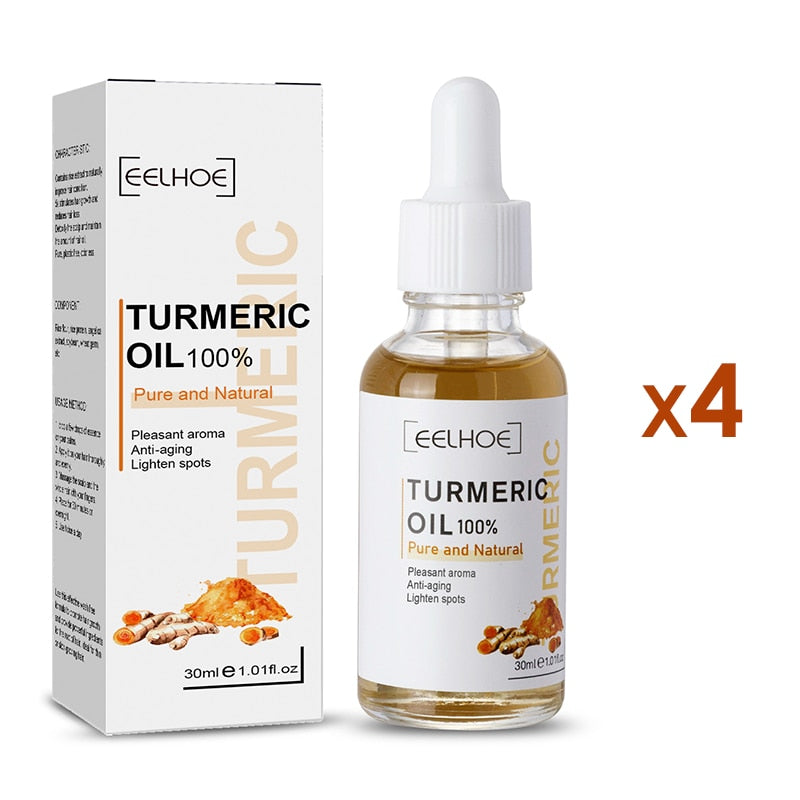 30ml Turmeric Oil Skin To Lightening Acne Dark Patches Acne Bright Skin Dark Spot Corrector Anti Aging Face Whitening Serum Care