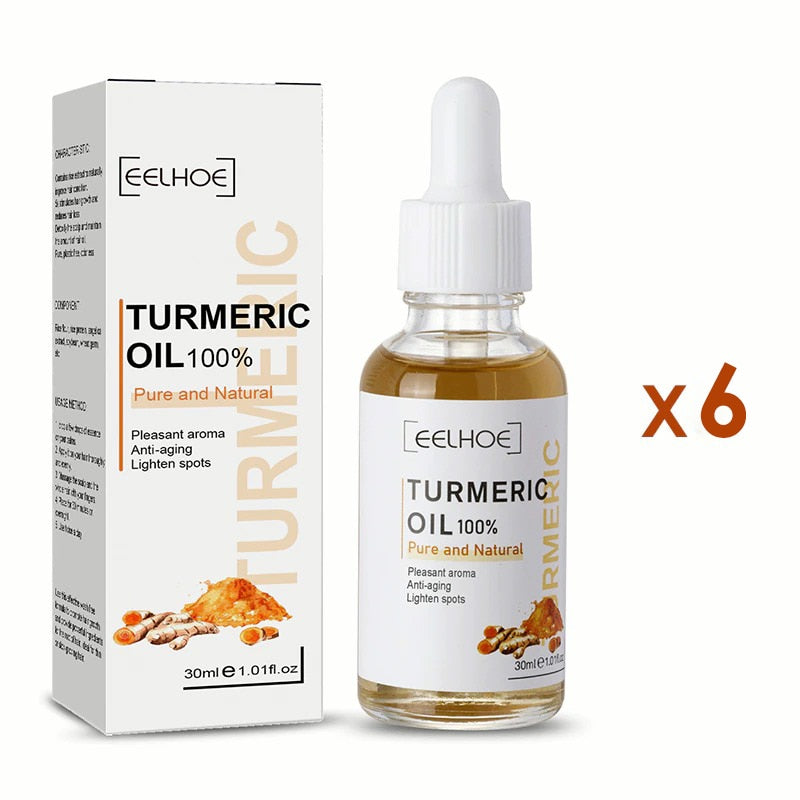 30ml Turmeric Oil Skin To Lightening Acne Dark Patches Acne Bright Skin Dark Spot Corrector Anti Aging Face Whitening Serum Care