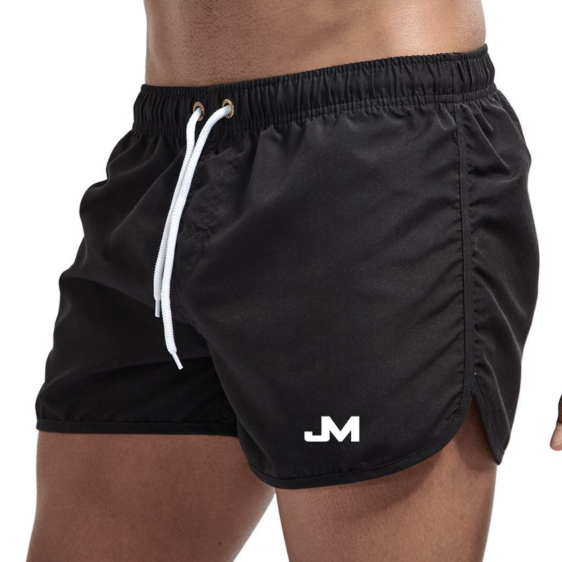 JOCKMAIL Summer Mens Swimwear Swim Shorts Trunks Beach Board Shorts Swimming Pants Swimsuits Mens Running Sports Surffing Shorts