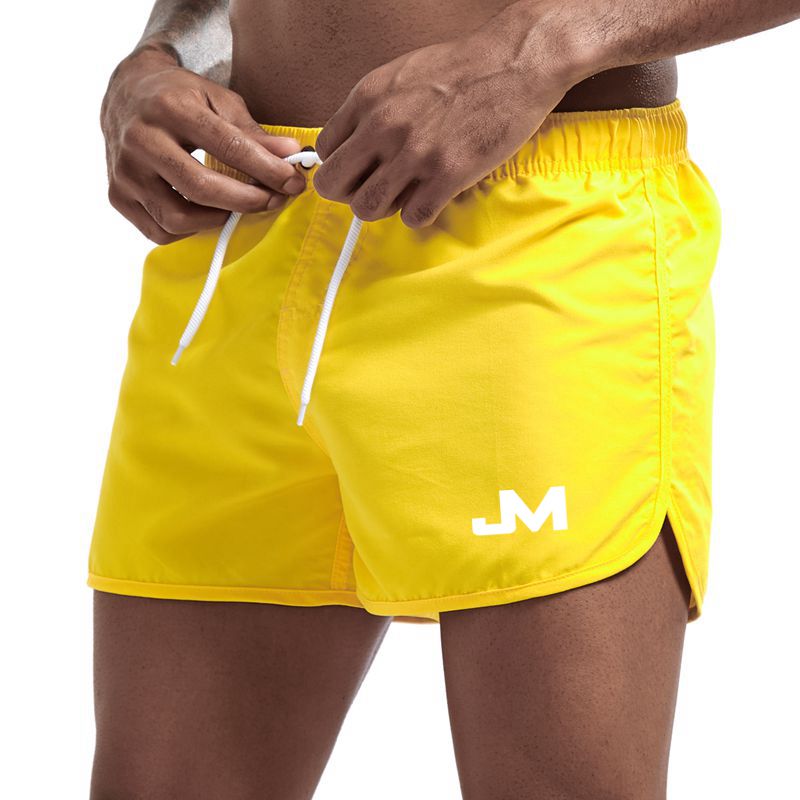 JOCKMAIL Summer Mens Swimwear Swim Shorts Trunks Beach Board Shorts Swimming Pants Swimsuits Mens Running Sports Surffing Shorts