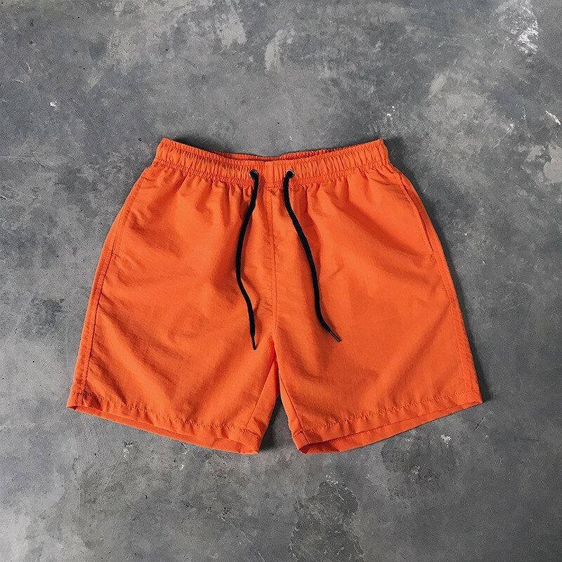 Solid Mens Swimwear Swim Shorts Trunks Beach Board Shorts Swimming Pants Swimsuits Mens Running Sports Surffing Shorts