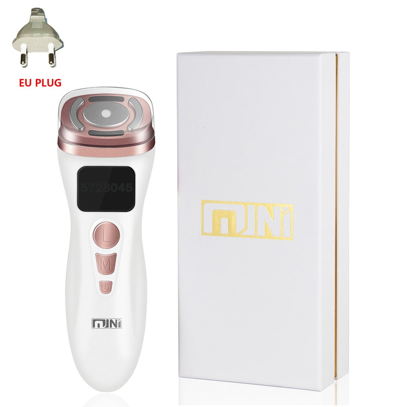 NEW Mini HIFU Machine Ultrasound Machine RF Fadiofrecuencia EMS Microcurrent Lift Firm Tightening Skin Wrinkle Skin Care Product