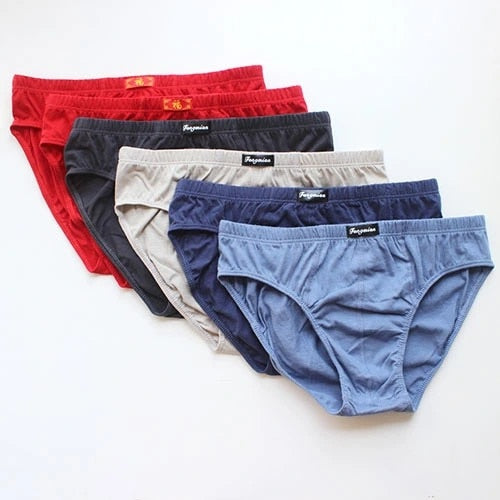 100% Cotton Mens Briefs Plus Size Men