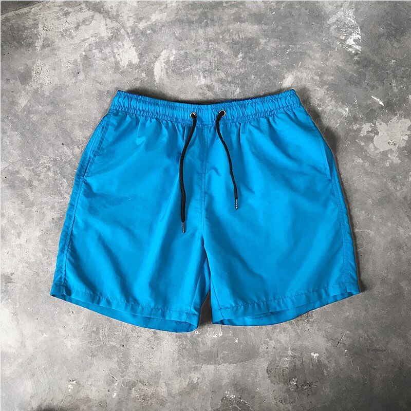 Solid Mens Swimwear Swim Shorts Trunks Beach Board Shorts Swimming Pants Swimsuits Mens Running Sports Surffing Shorts