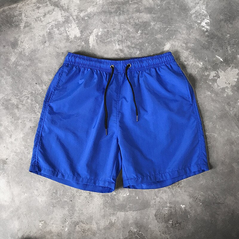 Solid Mens Swimwear Swim Shorts Trunks Beach Board Shorts Swimming Pants Swimsuits Mens Running Sports Surffing Shorts