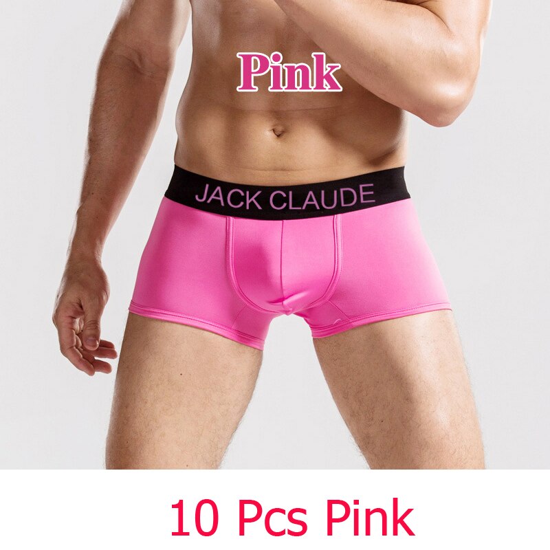 10 PCS Jack Claude Men Underwear Boxers