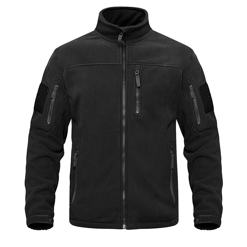 TACVASEN Full Zip Up Tactical Army Fleece Jacket