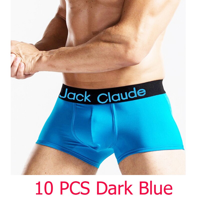 10 PCS Jack Claude Men Underwear Boxers