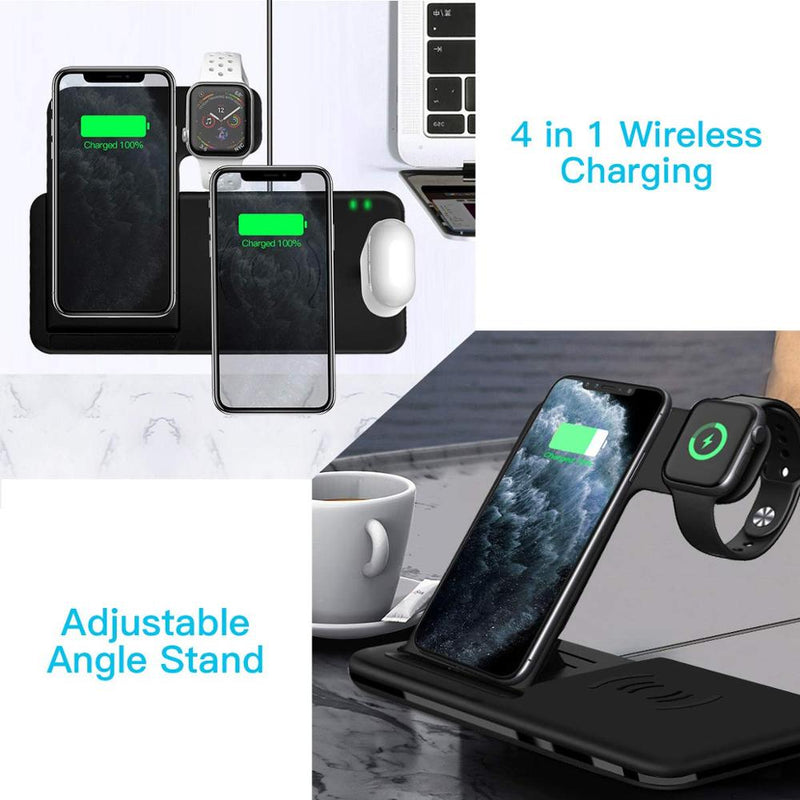 15W Fast Wireless Charger Stand For iPhone  Apple