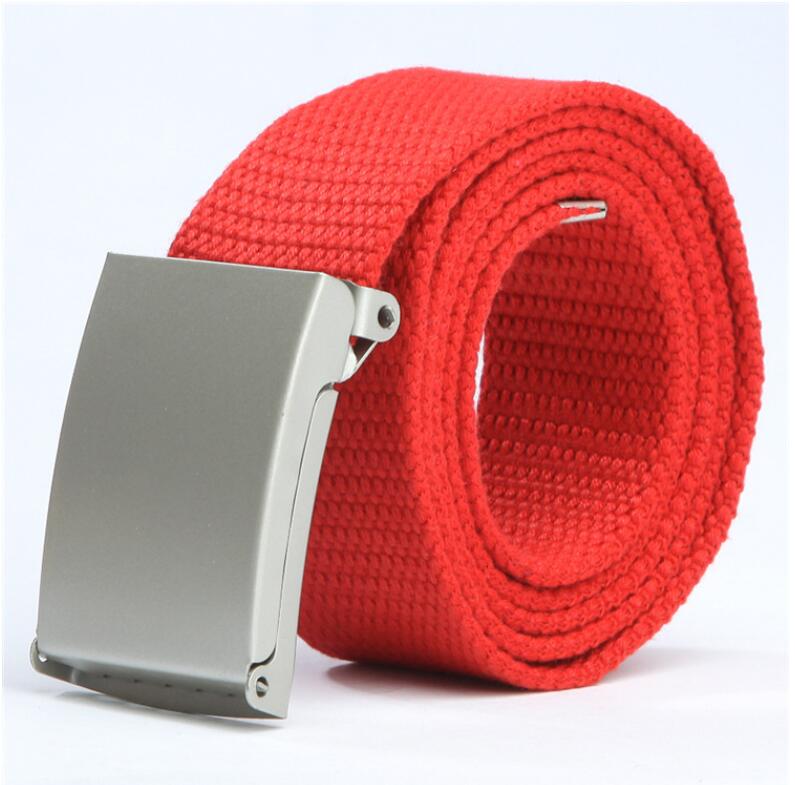 Mens Belts Fashion New Unisex Trousers Belts Canvas Belt