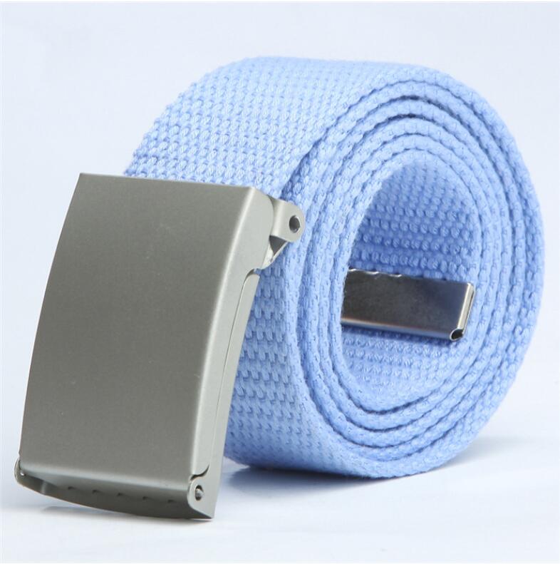 Mens Belts Fashion New Unisex Trousers Belts Canvas Belt