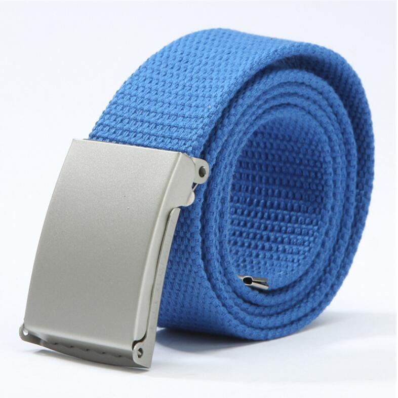 Mens Belts Fashion New Unisex Trousers Belts Canvas Belt