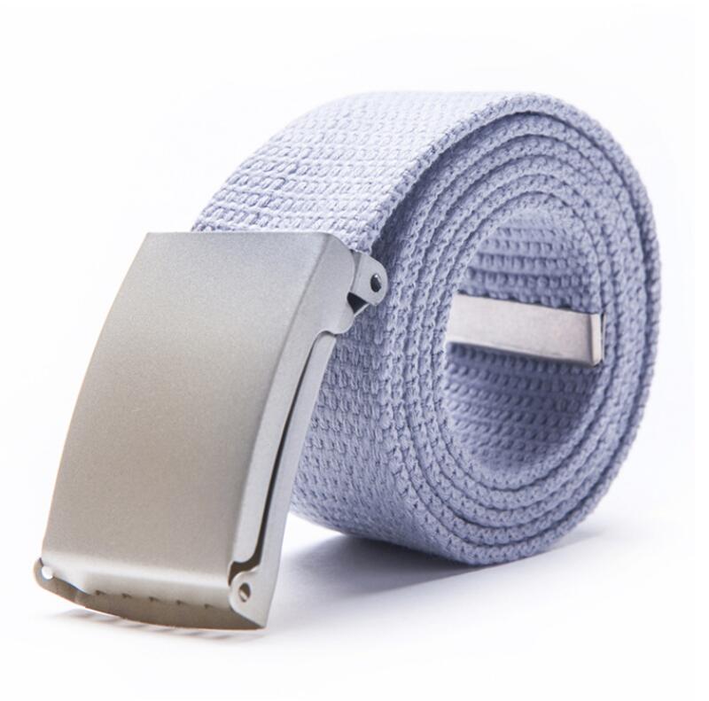 Mens Belts Fashion New Unisex Trousers Belts Canvas Belt