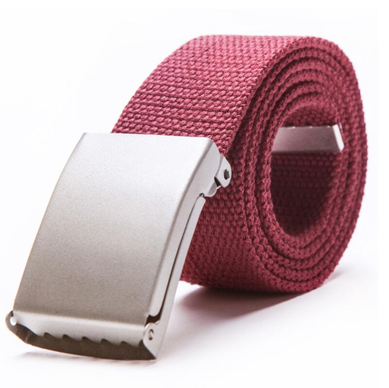 Mens Belts Fashion New Unisex Trousers Belts Canvas Belt