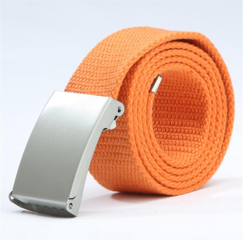 Mens Belts Fashion New Unisex Trousers Belts Canvas Belt