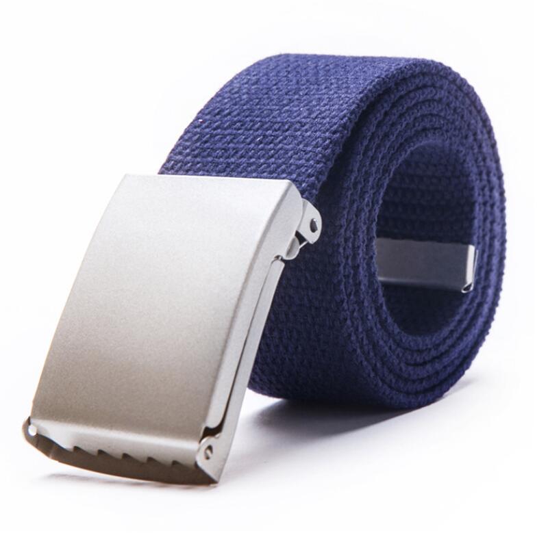 Mens Belts Fashion New Unisex Trousers Belts Canvas Belt