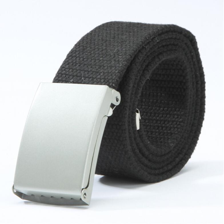 Mens Belts Fashion New Unisex Trousers Belts Canvas Belt