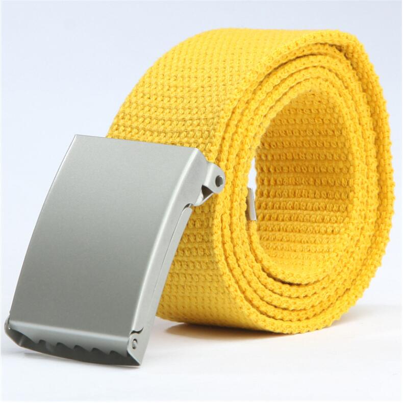 Mens Belts Fashion New Unisex Trousers Belts Canvas Belt