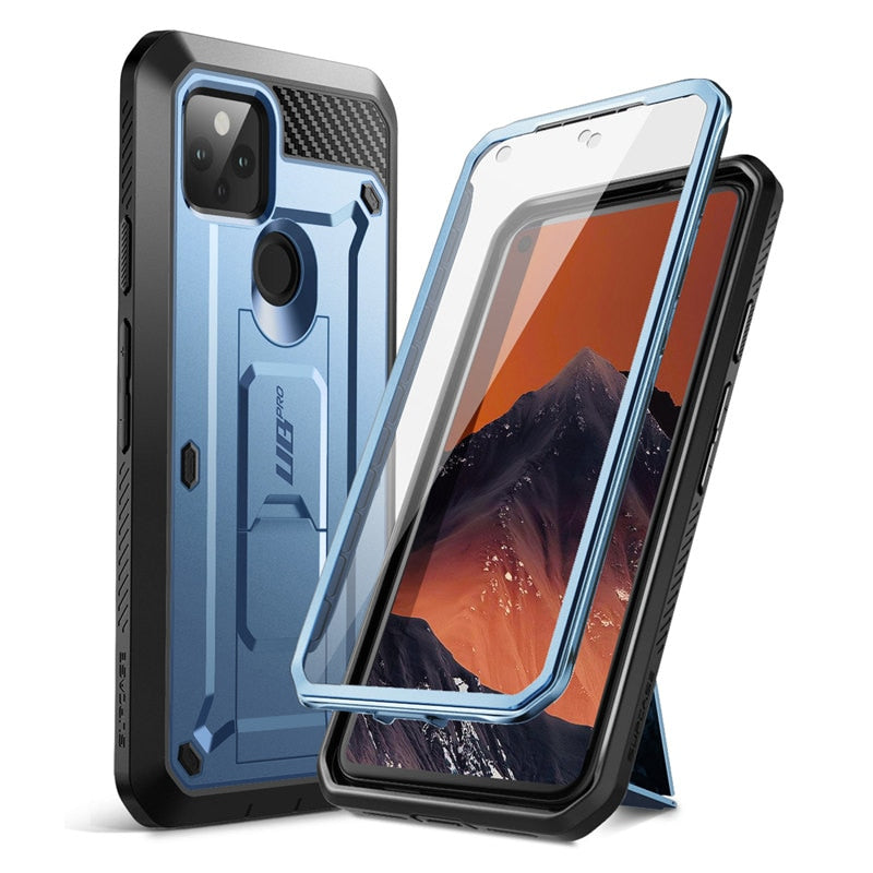 SUPCASE For Google Pixel 5 Case (2020) UB Pro Full-Body Rugged Holster Case Protective Cover WITH Built-in Screen Protector