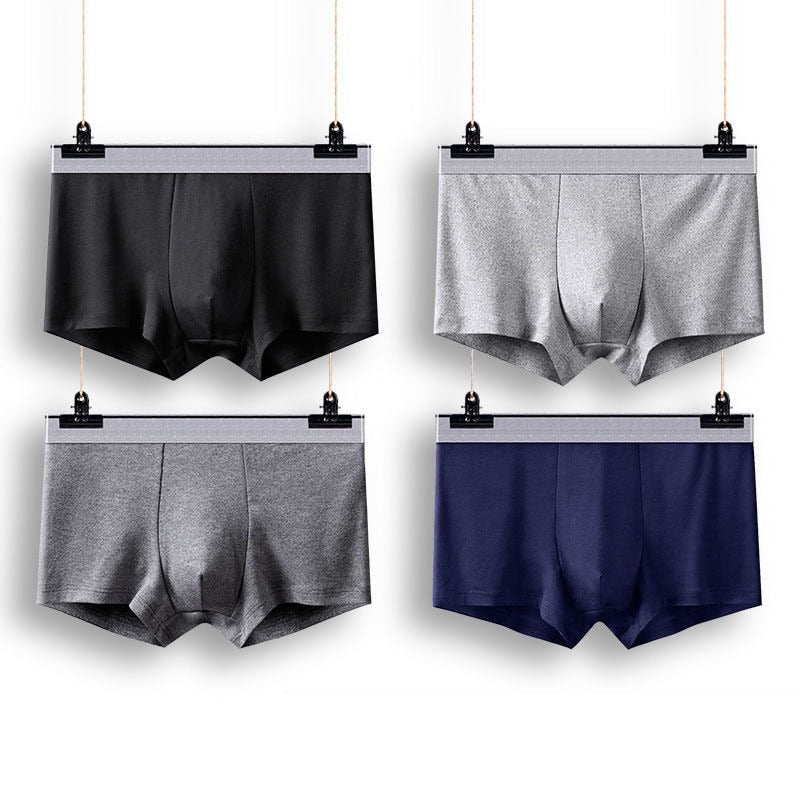 New Men's Underwears Men Panties Boxers Breathable Sexy Male Boxer Solid Underpants Comfortable Plus Size  Mens Underwear Boxers