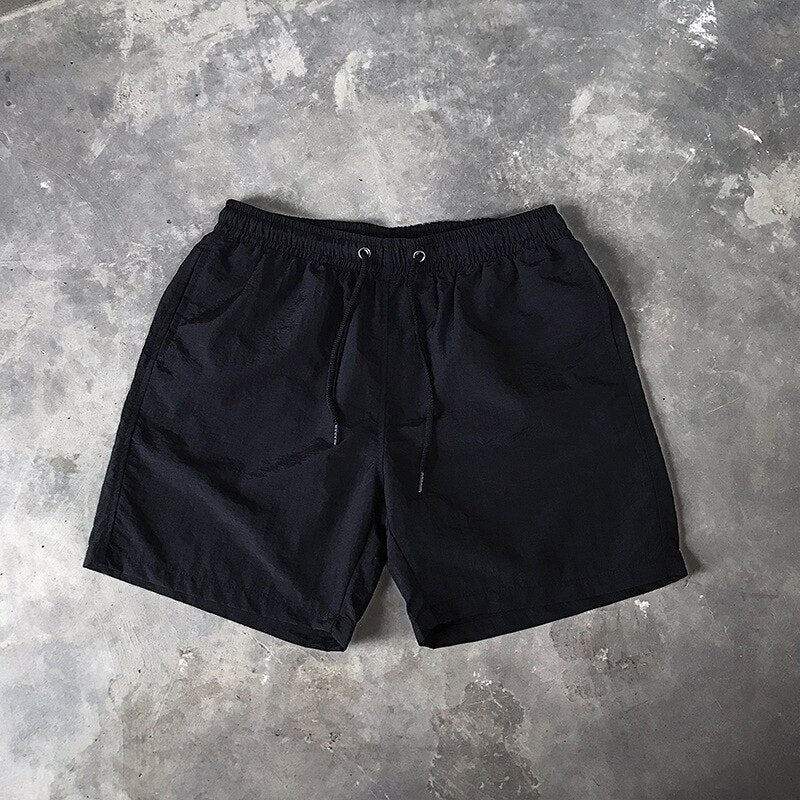 Solid Mens Swimwear Swim Shorts Trunks Beach Board Shorts Swimming Pants Swimsuits Mens Running Sports Surffing Shorts