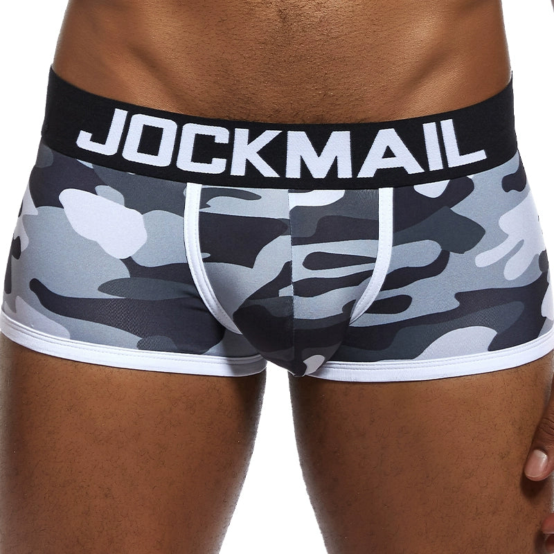 One Pack Military Fans Men's Underwear Men's Boxers Camouflage Ice Silk Boxers Shorts Trendy Men's Underpants