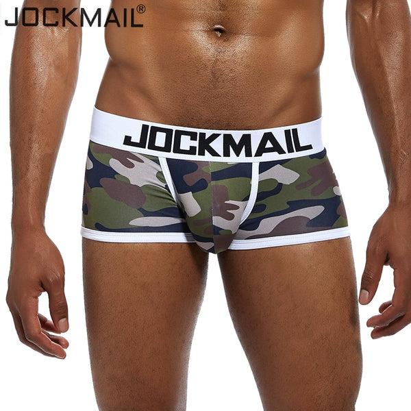 One Pack Military Fans Men's Underwear Men's Boxers Camouflage Ice Silk Boxers Shorts Trendy Men's Underpants