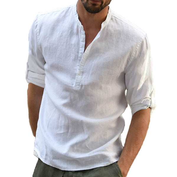 Ng Sleeve Tee Shirt Spring Autumn Casual Handsome Men Shirts