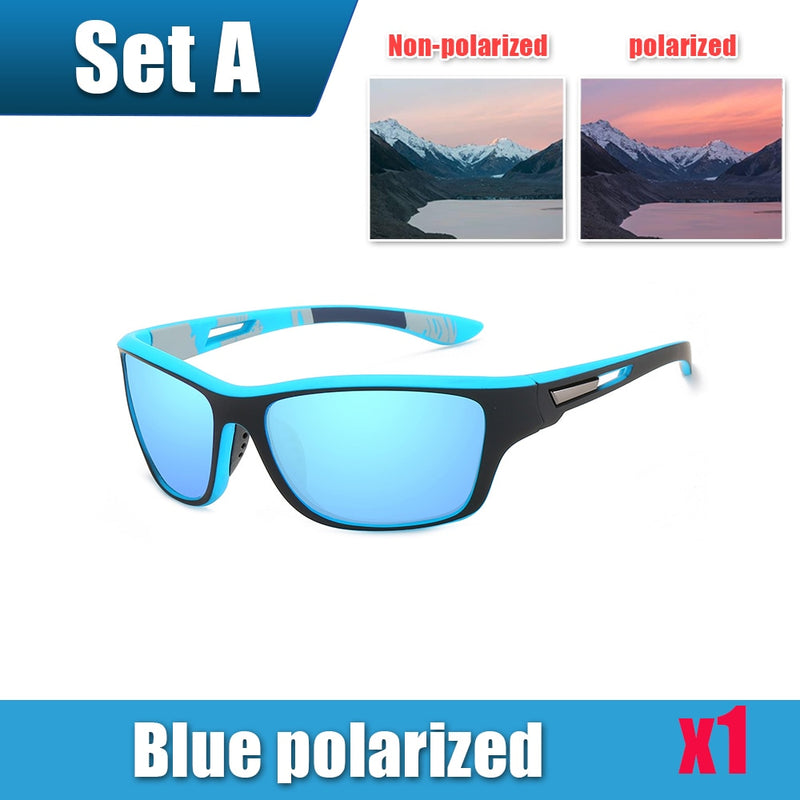 Mens Sun Glasses UV Protection Sport Polarized for Men Hiking Outdoor Sports Windproof Sand Bicycles Sunglass Sport Sunglass