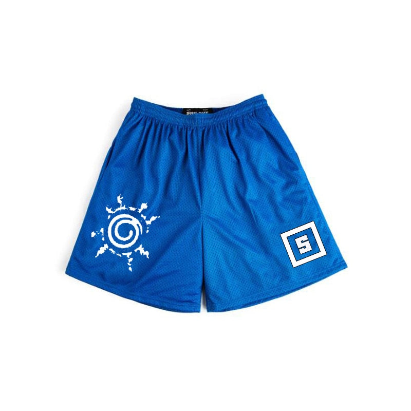 Anime Shorts Men Devil Fruit Manga Sports Shorts to Gym