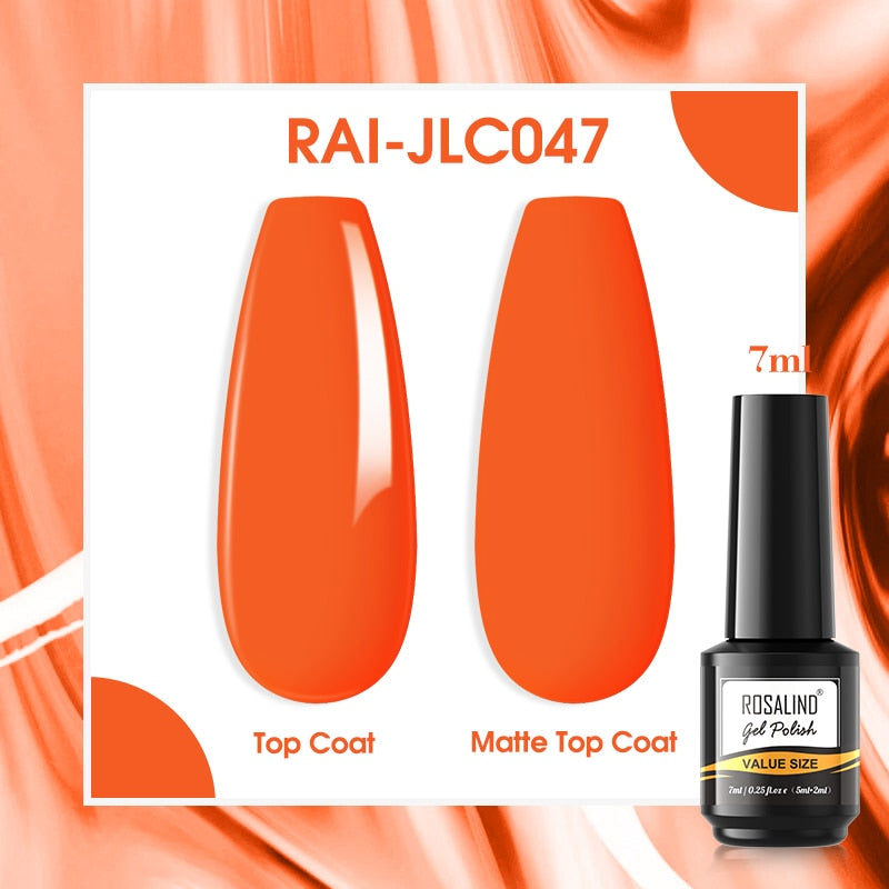 ROSALIND Gel Nail Polish 7ML Matte Base Top Coat