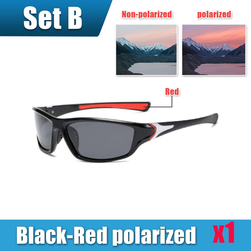 Mens Sun Glasses UV Protection Sport Polarized for Men Hiking Outdoor Sports Windproof Sand Bicycles Sunglass Sport Sunglass