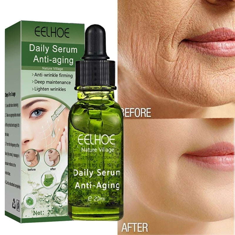 Instant Wrinkle Remover Face Serum Lifting Firming Fade Fine Lines Anti-aging Essence Whitening Brighten Nourish Skin Care