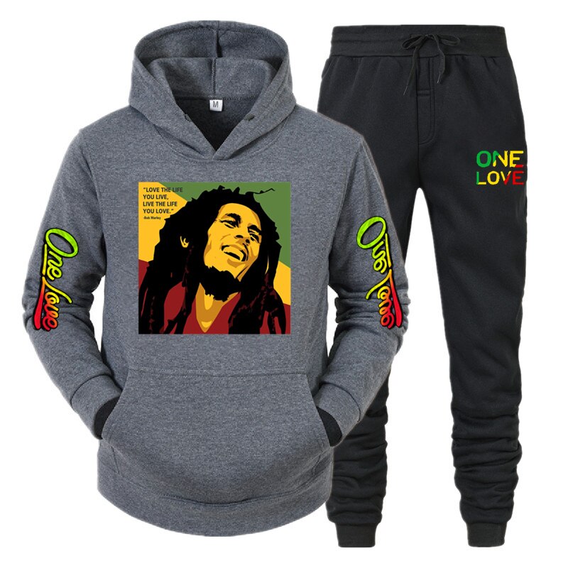 Ladies/Men's Hoodie Bob Marley Legend Reggae One Love