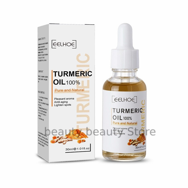 Turmeric Oil Skin To Lightening Acne Dark Patches Acne Bright Skin Dark Spot Corrector Anti Aging Face Whitening Serum Care