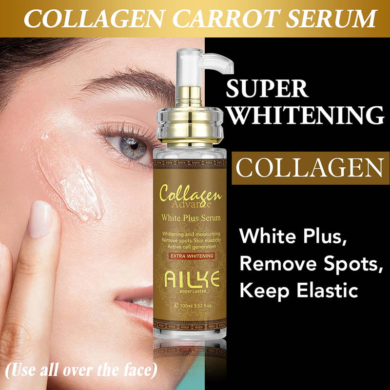 AILKE Collagen Skin Care, Lightening, Even Skin Tone, Remove Dark Spots, For Dark Skin, Black Skin, African Skin, Caramel Skin