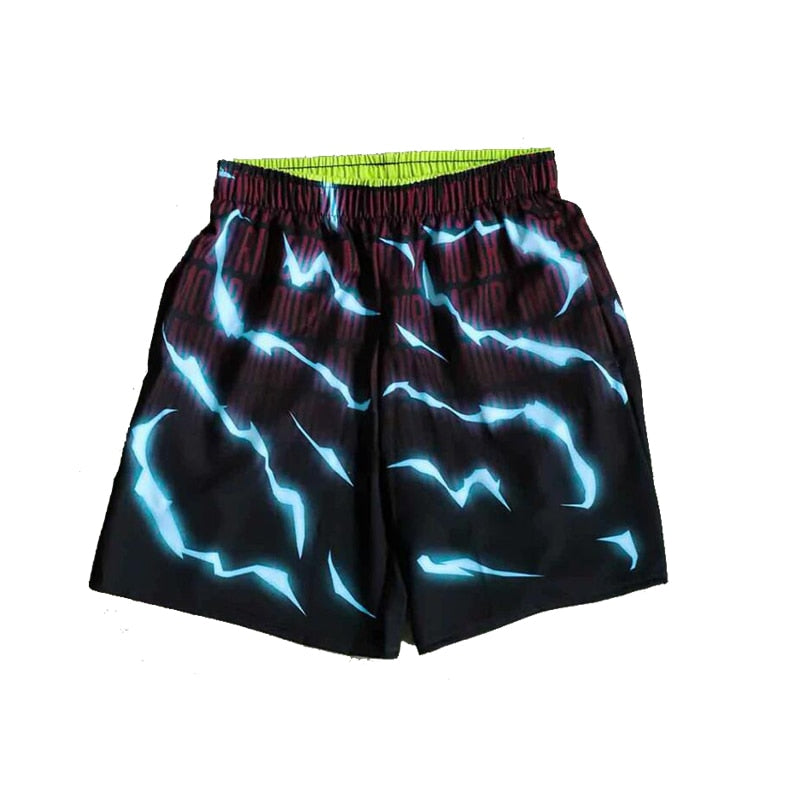 Anime Shorts Men Devil Fruit Manga Sports Shorts to Gym