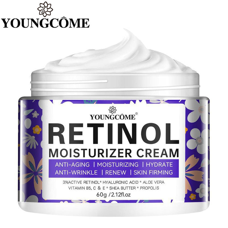 Youngcome Retinol Face Cream Anti-Aging Remove Wrinkle Firming Lifting Whitening Brightening Moisturizing Facial Skin Care