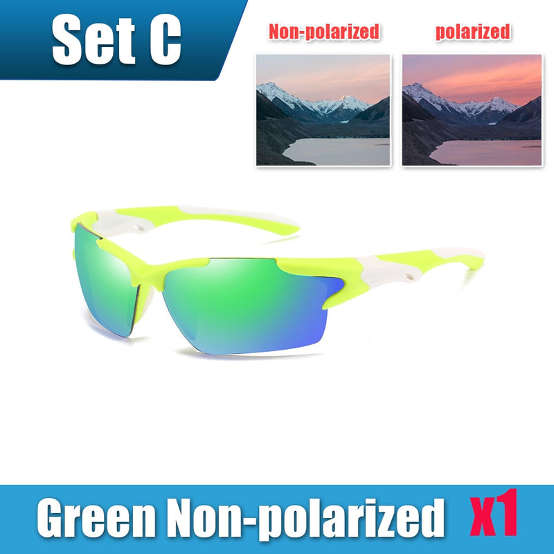 Mens Sun Glasses UV Protection Sport Polarized for Men Hiking Outdoor Sports Windproof Sand Bicycles Sunglass Sport Sunglass