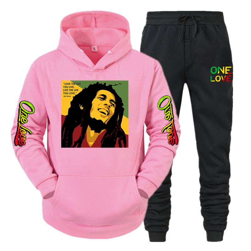 Ladies/Men's Hoodie Bob Marley Legend Reggae One Love