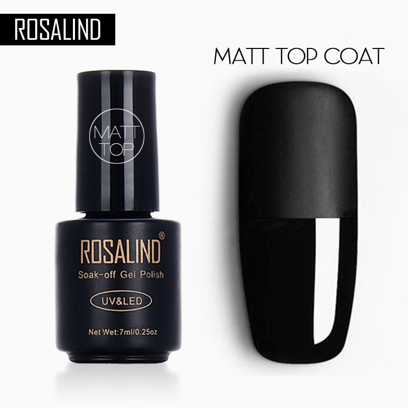 ROSALIND Gel Nail Polish 7ML Matte Base Top Coat