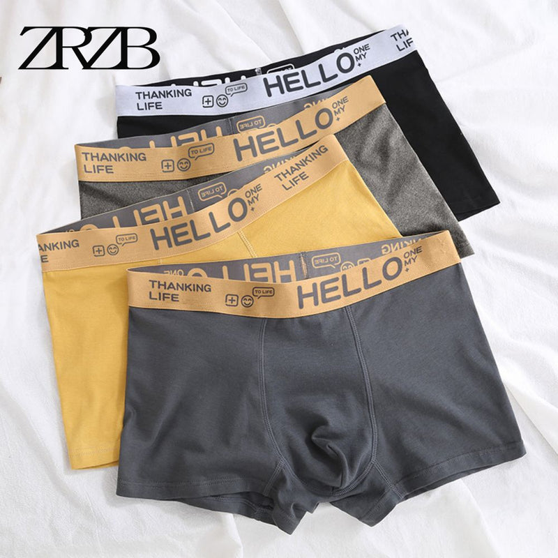 Men's Panties Underwear Boxer Shorts Comfortable Milk Silk Cotton Underpants Cuecas Calzoncillos Boxershorts Lot Plus Size L-5XL