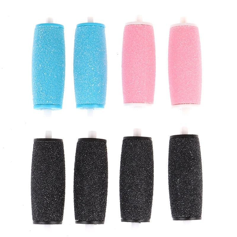 8/4/2pcs Dull Polish Foot Care Tool Heads Hard Skin Remover Refills Replacement Rollers For Heel File Feet care Tool