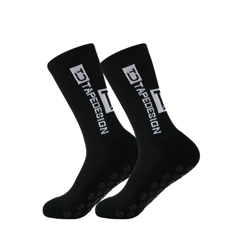 UGUPGRADE 2023 New ANTI SLIP Football Socks Mid Calf Non Slip Soccer Cycling Sports Socks Mens Warm Sock EU38-45