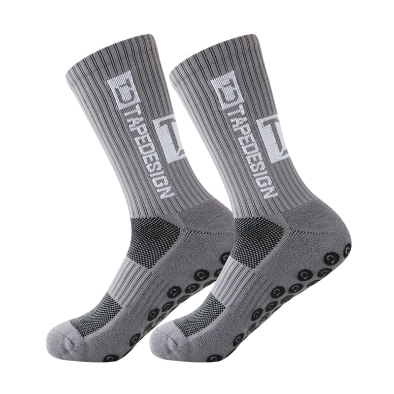 UGUPGRADE 2023 New ANTI SLIP Football Socks Mid Calf Non Slip Soccer Cycling Sports Socks Mens Warm Sock EU38-45