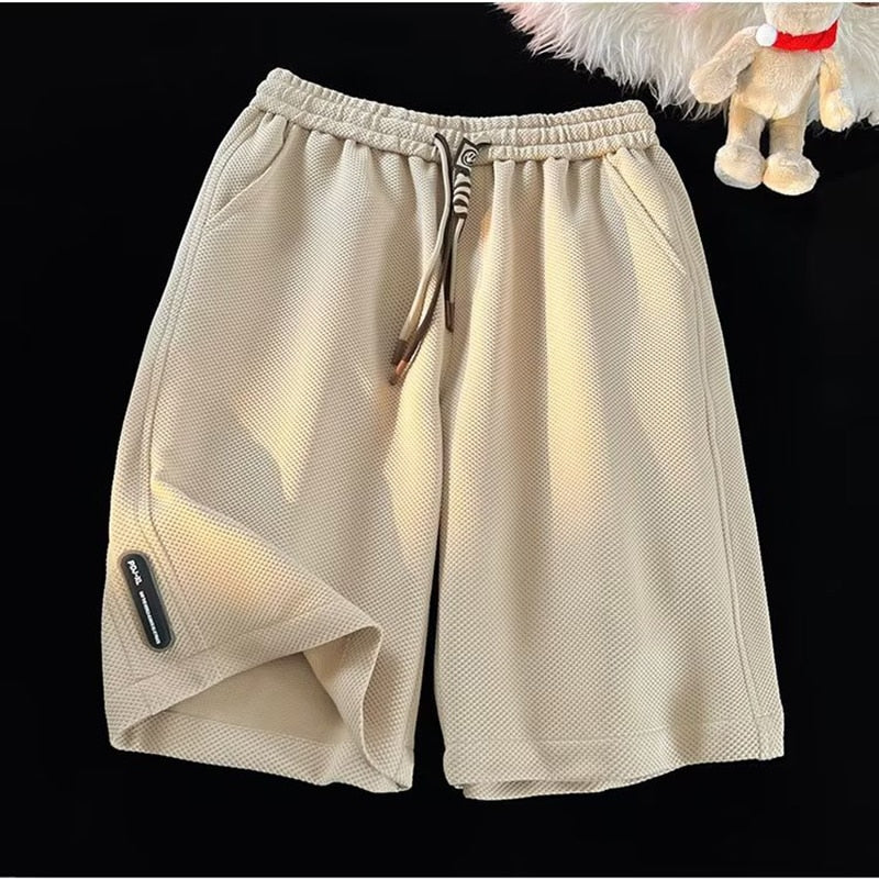 Fashion Shorts Mens 2020 Streetwear Elastic Waist splice Knee Length Men Shorts Casual Jogger Hip Hop Sweatpants Mens Shorts