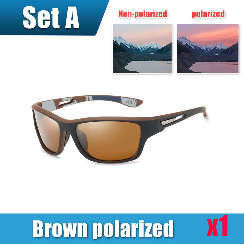 Mens Sun Glasses UV Protection Sport Polarized for Men Hiking Outdoor Sports Windproof Sand Bicycles Sunglass Sport Sunglass