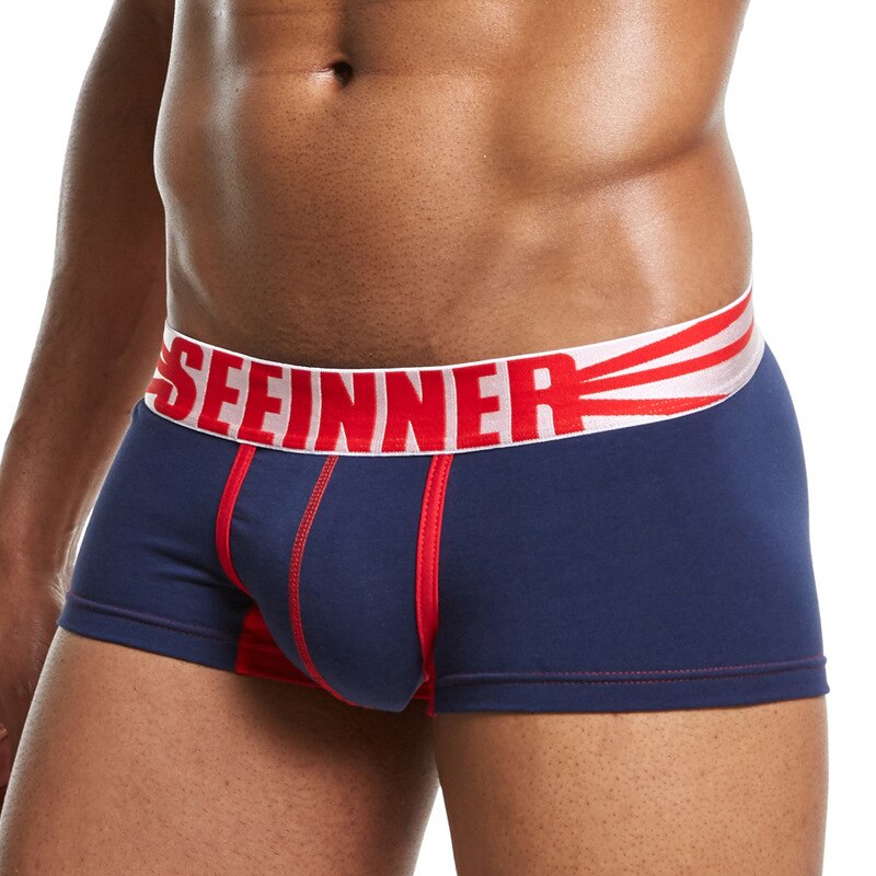 22 Styles Seeinner Underwears Boxer Shorts Men Fashion Sexy Gay Penis Pouch Men's Boxer Trunks Male Panties Calzoncillos Hombre